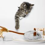 Bluetooth Remote Control Interactive Cat Toy - Purple