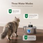 Stainless Steel Cat Water Fountain - 108oz