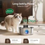 Stainless Steel Cat Water Fountain - 108oz