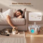 Stainless Steel Cat Water Fountain for Pets