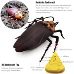 Tipmant Mini Remote Control Realistic Roach Toy