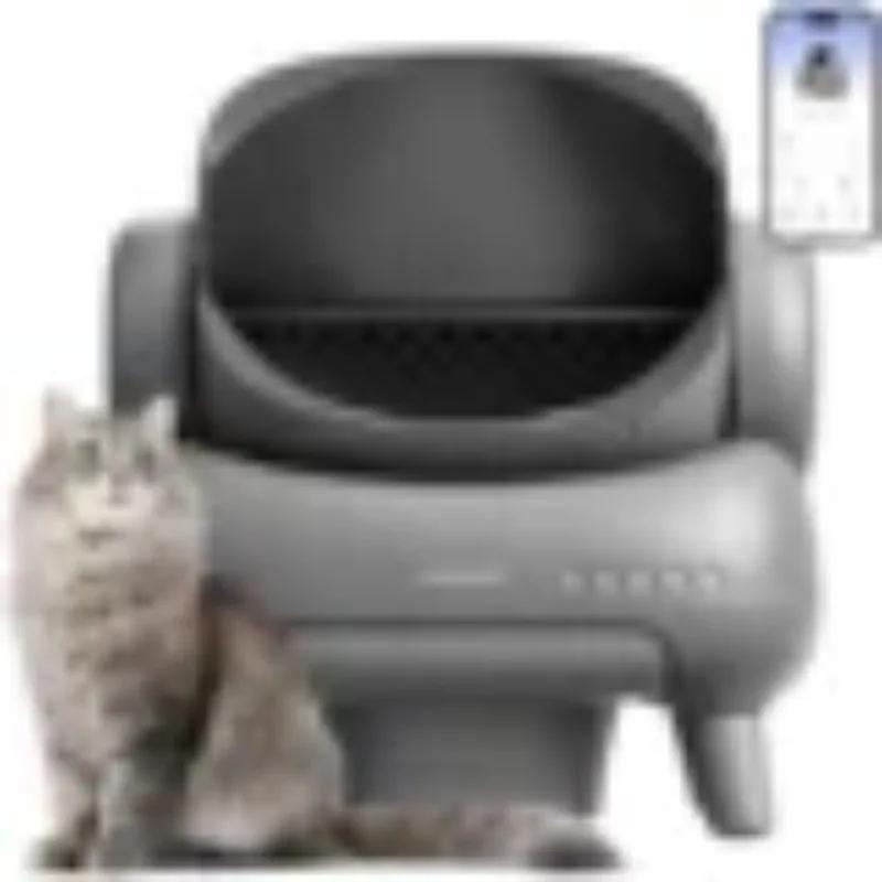 Smart Self-Cleaning Cat Litter Box with App