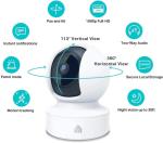Smart Indoor Pet Camera with Night Vision