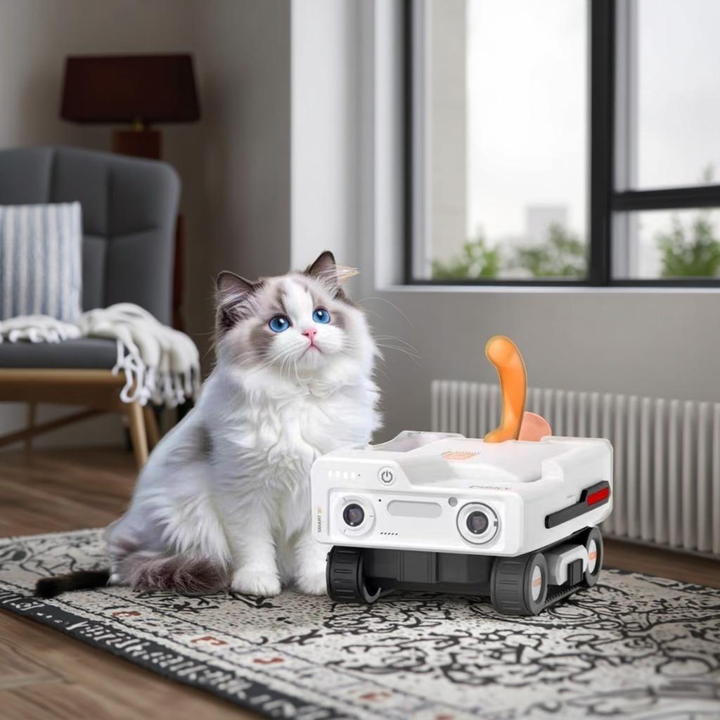 Interactive AI Pet Robot Toy for Dogs and Cats
