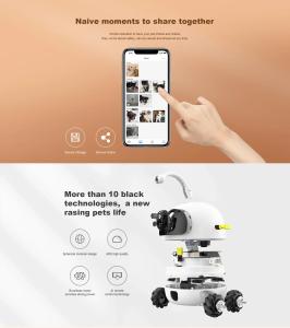 Smart 1080P Automatic Pet Toy Robot with App