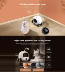 Smart 1080P Automatic Pet Toy Robot with App