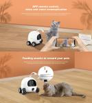 Smart 1080P Automatic Pet Toy Robot with App