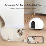 Smart Cat Camera with Treat Dispenser & Night Vision