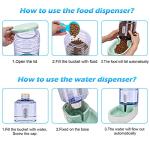 Automatic Pet Feeder and Water Dispenser Set
