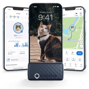 GPS Cat Tracker and Health Monitor Device