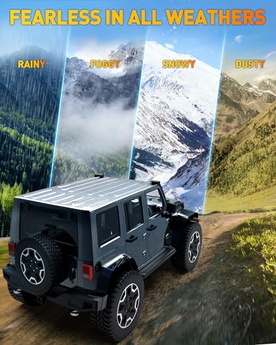 NAOEVO 7" LED Light Bar - 240W Offroad Combo