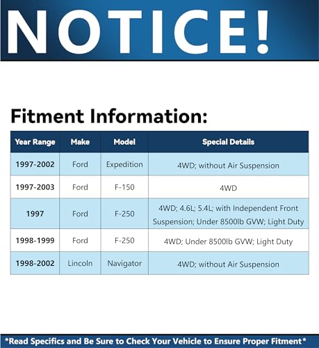 14-Piece 4x4 Front Suspension Kit for Trucks