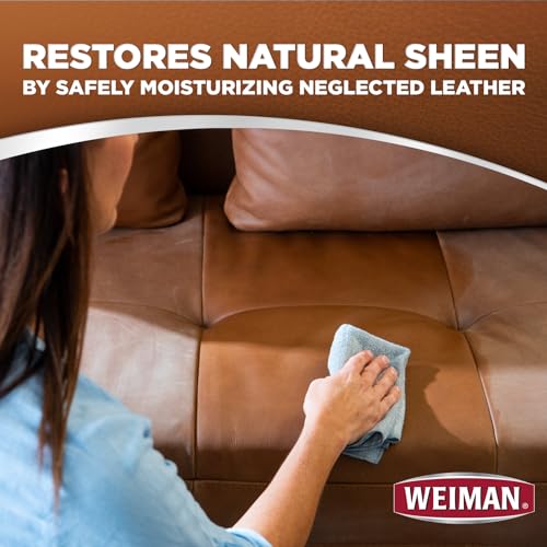 Weiman Leather Cleaner & Conditioner Wipes, 30 Count