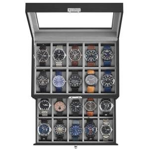20-Slot Lockable Watch Box by SONGMICS