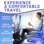 Memory Foam Airplane Foot Hammock for Travel