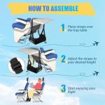 Portable Airplane Foot Hammock for Travel Comfort
