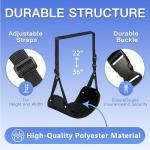 Travel Foot Rest Hammock Set for Airplanes