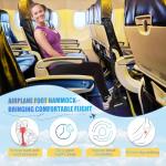 Portable Airplane Foot Hammock for Travel Comfort
