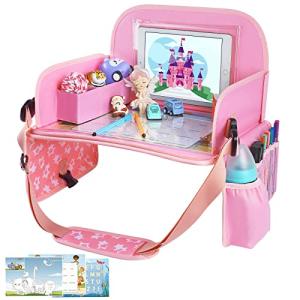 Menzoke Kids Travel Tray for Car Seat Activities