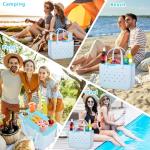 Beach Bag Topper Tray with Divider Organizer