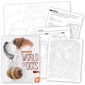 Dogs Puzzle Coloring Book by MindWare