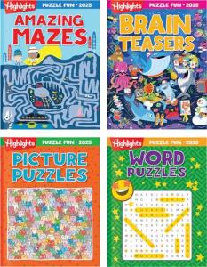 Travel-Friendly Puzzle Book Set for Kids