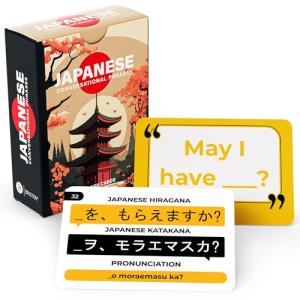 Japanese Phrase Flash Cards for Travel & Learning