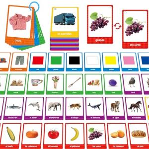 Bilingual Flash Cards: English-Spanish Vocabulary Set