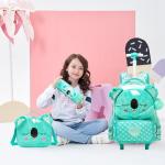Cute Koala Kids Rolling Backpack with Wheels