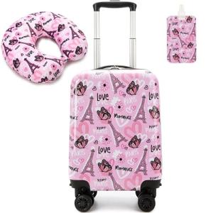 Kid's 16" Hardside Luggage Set with Neck Pillow