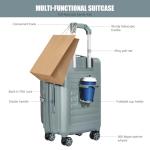Sinouso 20in Hardside Carry-On with TSA Lock