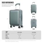 Sinouso 20in Hardside Carry-On with TSA Lock