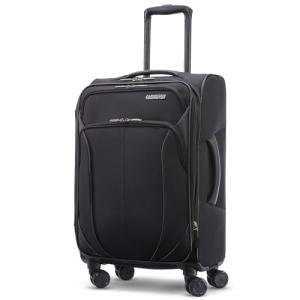American Tourister 20" Expandable Spinner Luggage - Black