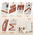 Lightweight 3-Piece QIMER Luggage Set with TSA Locks