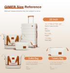 Lightweight 3-Piece QIMER Luggage Set with TSA Locks