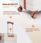 Lightweight 3-Piece QIMER Luggage Set with TSA Locks