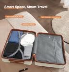 Lightweight 3-Piece QIMER Luggage Set with TSA Locks