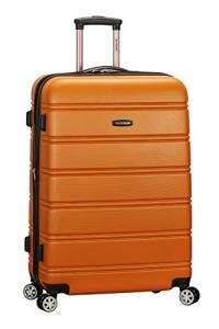 Rockland Melbourne 28" Expandable Hardside Luggage, Orange