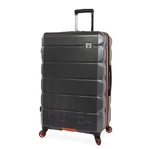 Nautica Quest 29-Inch Grey/Orange Spinner Luggage
