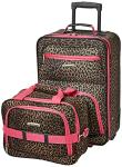 Pink Leopard Softside Luggage Set – 2 Pieces
