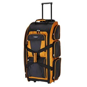 30" Rolling Duffel Bag with Pockets - Burnt Orange