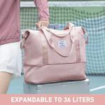 Large Waterproof Travel Tote Bag with Trolley Sleeve