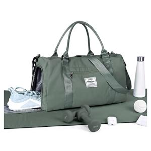 Unisex Gym Bag with Shoe Compartment and Wet Pocket