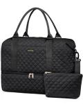 HOTOR Weekend Duffel Bag with Shoe Compartment