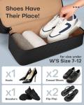 HOTOR Weekend Duffel Bag with Shoe Compartment