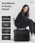 HOTOR Weekend Duffel Bag with Shoe Compartment
