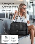 HOTOR Weekend Duffel Bag with Shoe Compartment