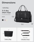 HOTOR Weekend Duffel Bag with Shoe Compartment