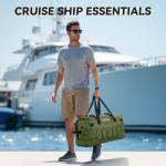 HEETA 60L Waterproof Duffel Bag for Travel