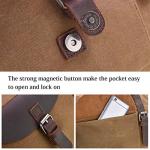 Large Waterproof Canvas Leather Travel Duffel Bag